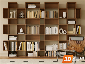Bookcase Skp Files